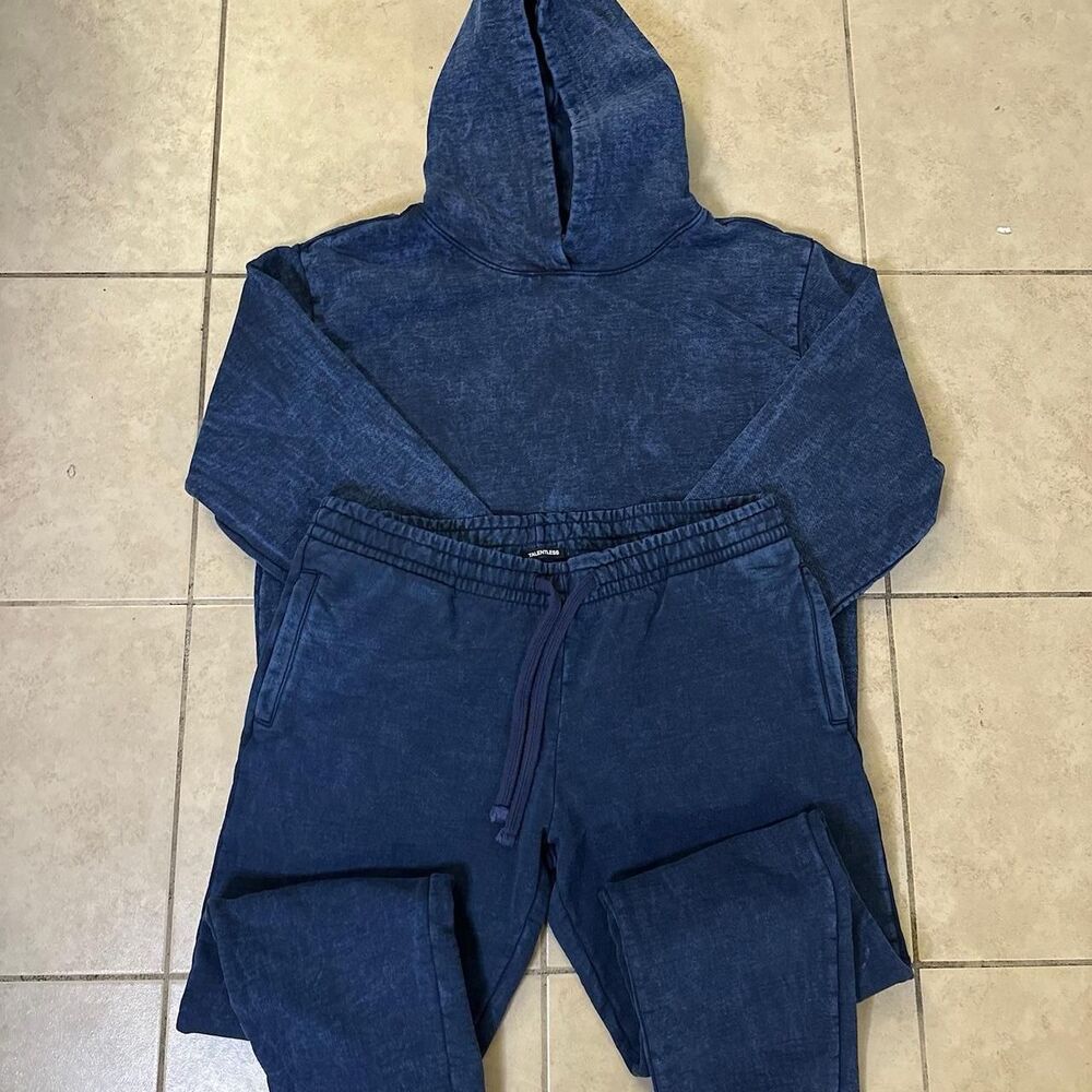 Talentless Men's Navy and Blue Jumpsuit